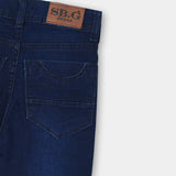 Blue plain denim jeans for boys