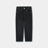 Graish Black plain denim for boys