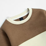 Beige two tone Sweatshirt for Kids