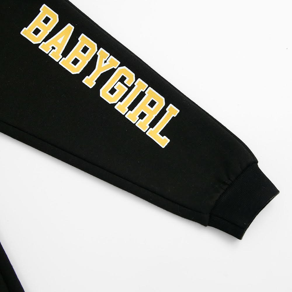 Baby Girl Sweatpants - Black