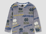 Irish all over Printed wool sweatshirt  for Kids