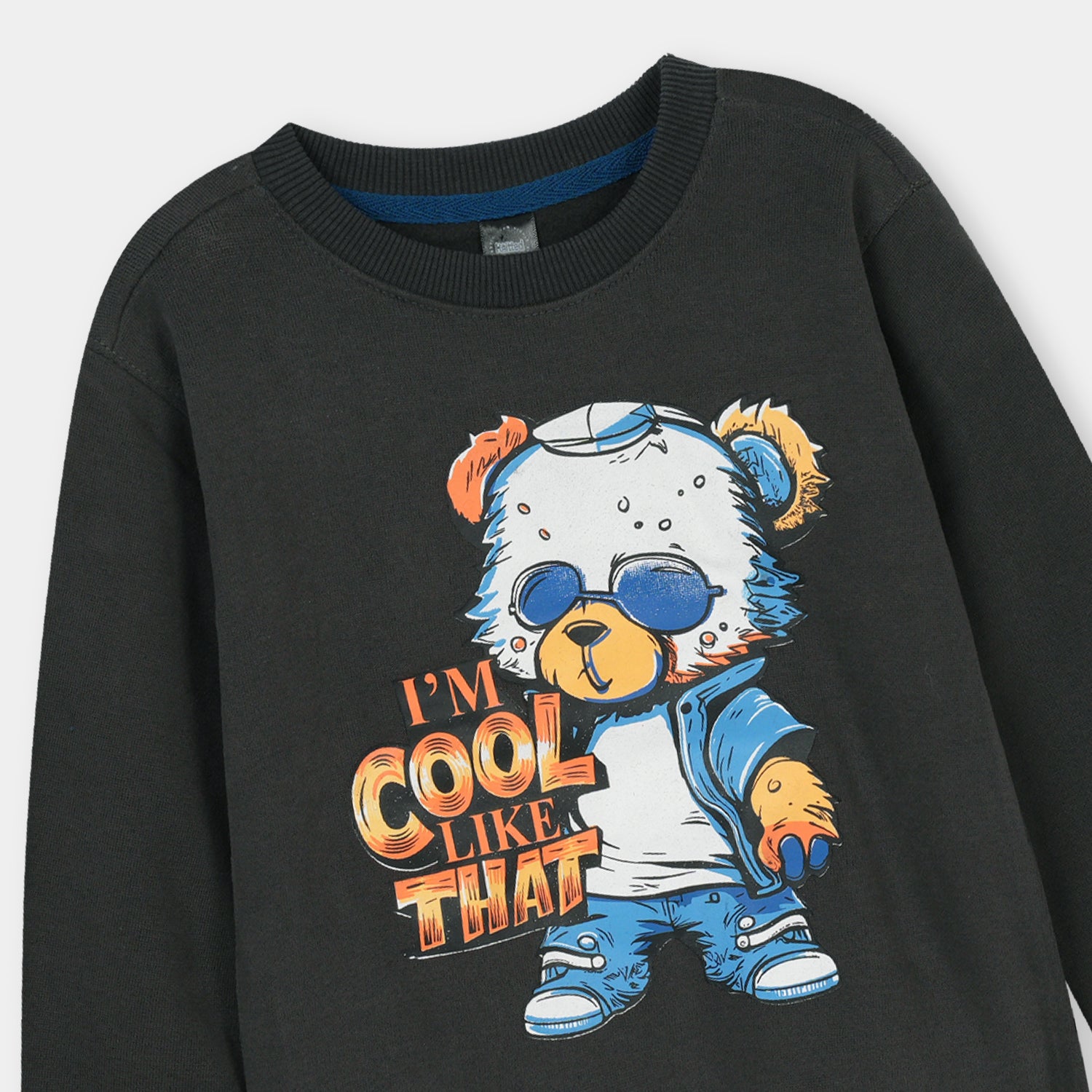 Cool bear Printed Sweatshirt in fleece for Kids