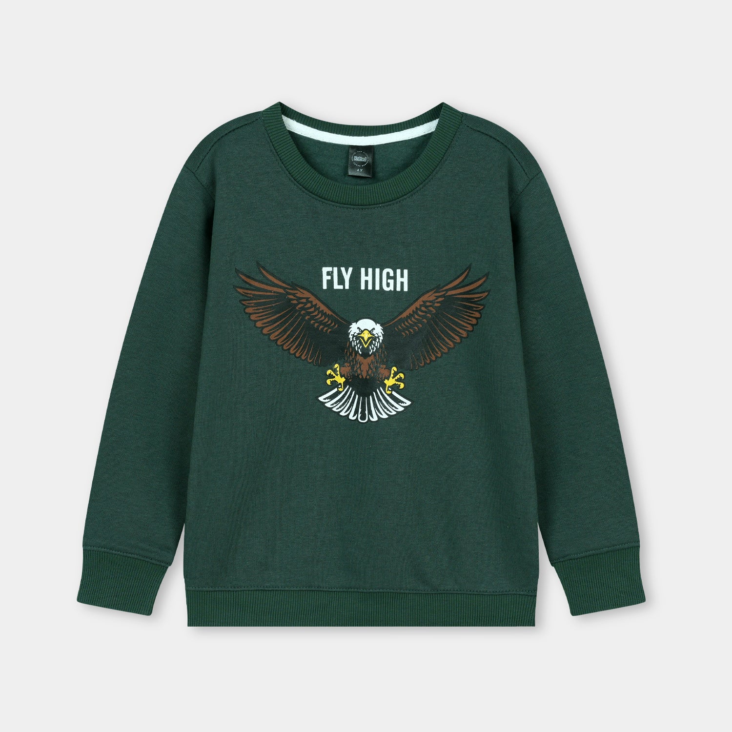 Fly high Printed Sweatshirt in fleece for Kids