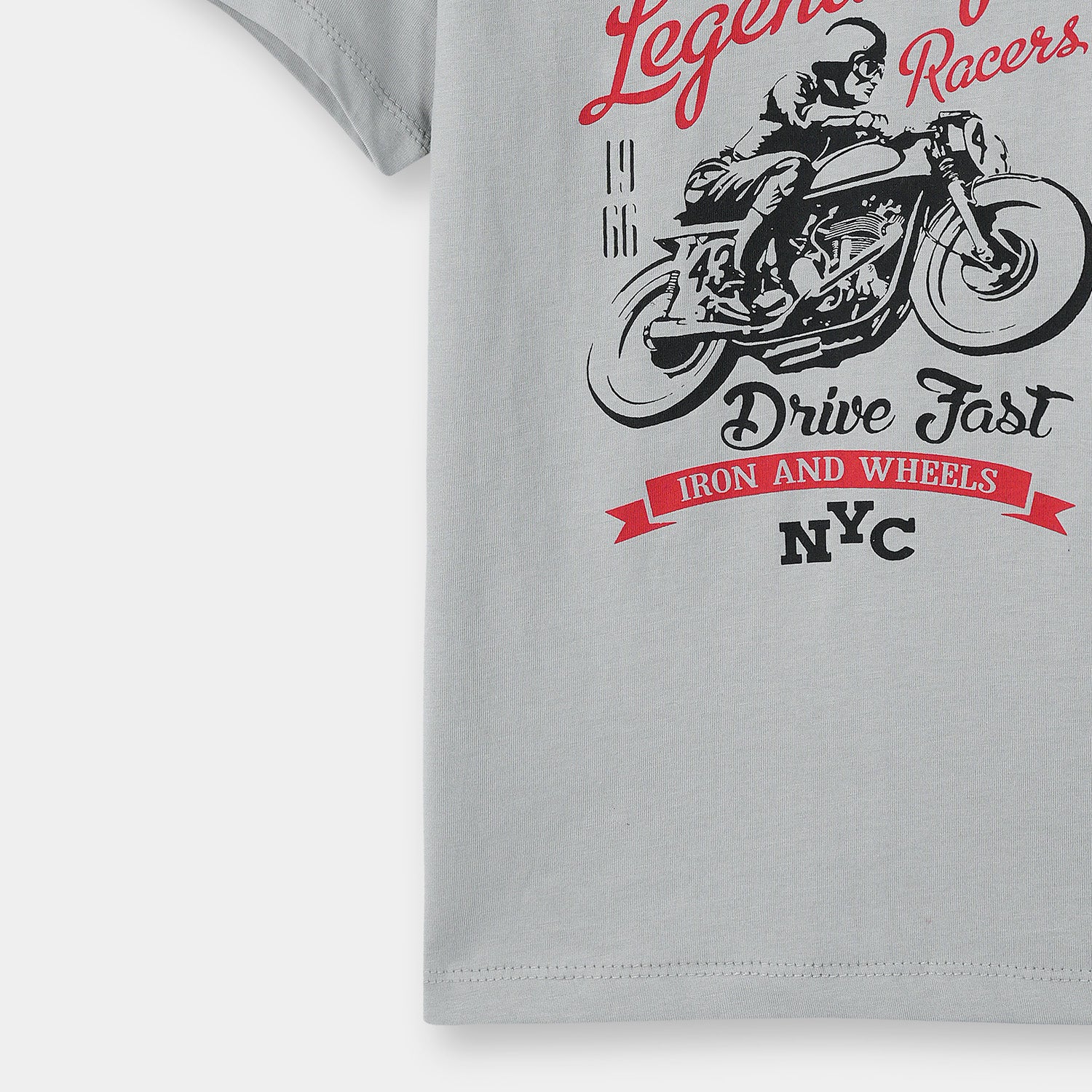 Legendary racers printed Tee and shorts For Kids
