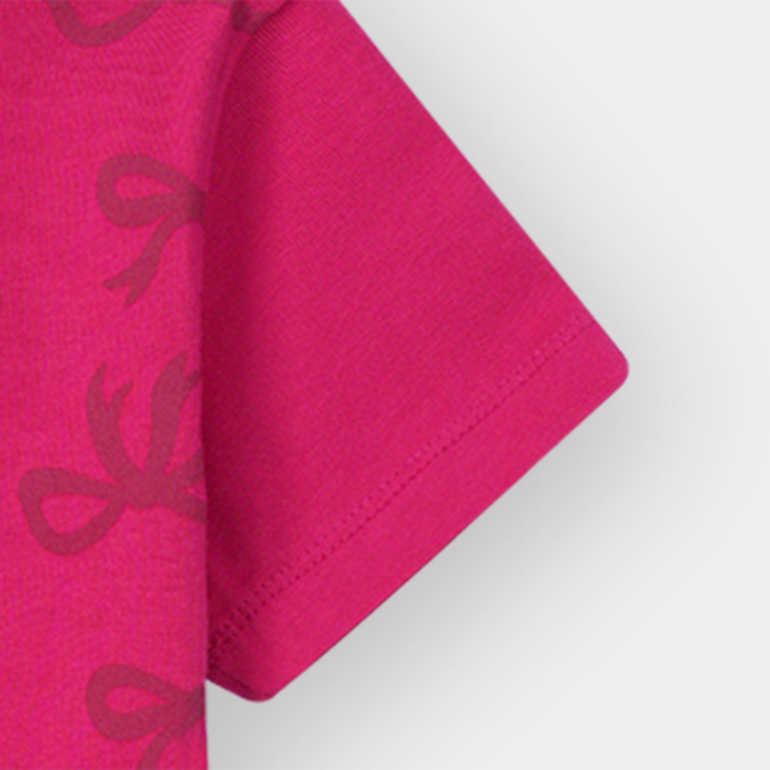 Pink Bow printed Tee shirt and shorts for kids