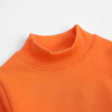 Orange inner ( mock neck ) for kids.