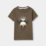 Panda inner peace printed Tee and shorts For Kids