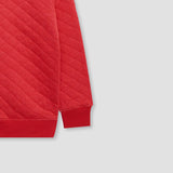 Red quilting Sweatshirt for Kids