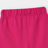 Pink Bow printed Tee shirt and shorts for kids