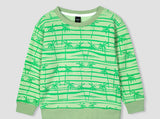 Palm tree all over Printed Sweatshirt in fleece for Kids