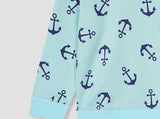 Anchors all over Printed Sweatshirt in fleece for Kids