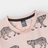 Tiger printed Tee shirt and shorts For Kids