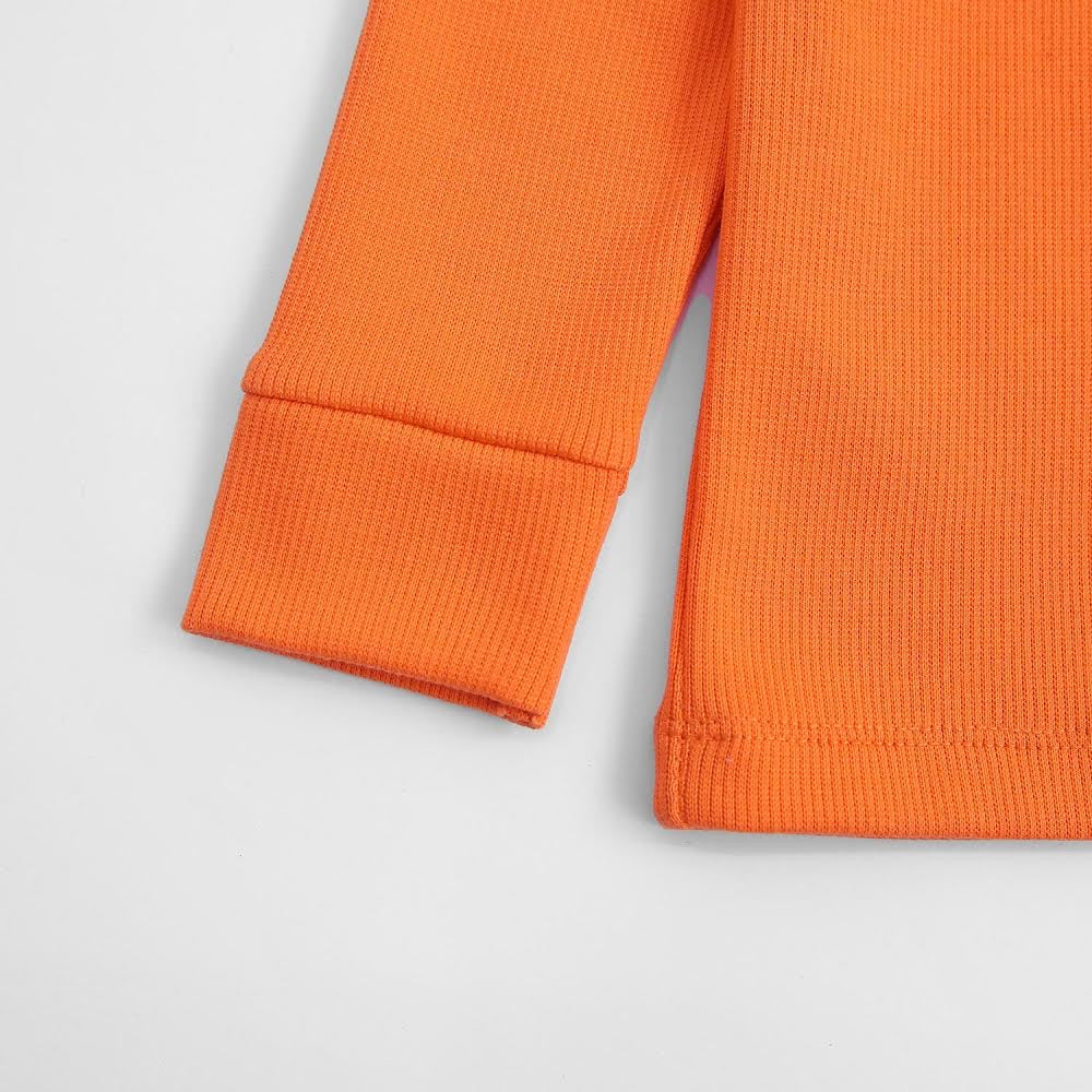 Orange inner ( mock neck ) for kids.