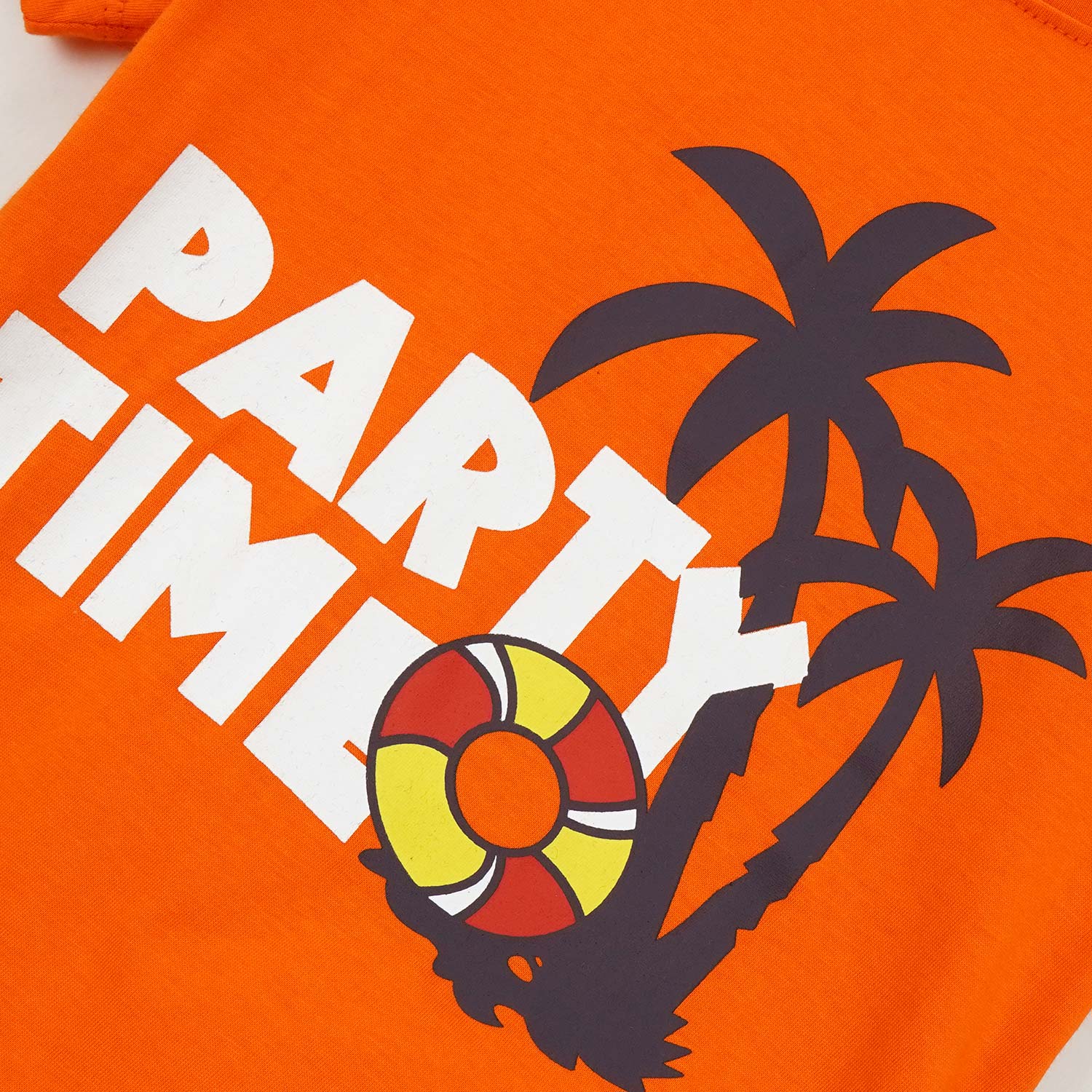 Party time printed tee for kids