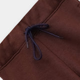Brown 4 pocket trouser in fleece fot kids