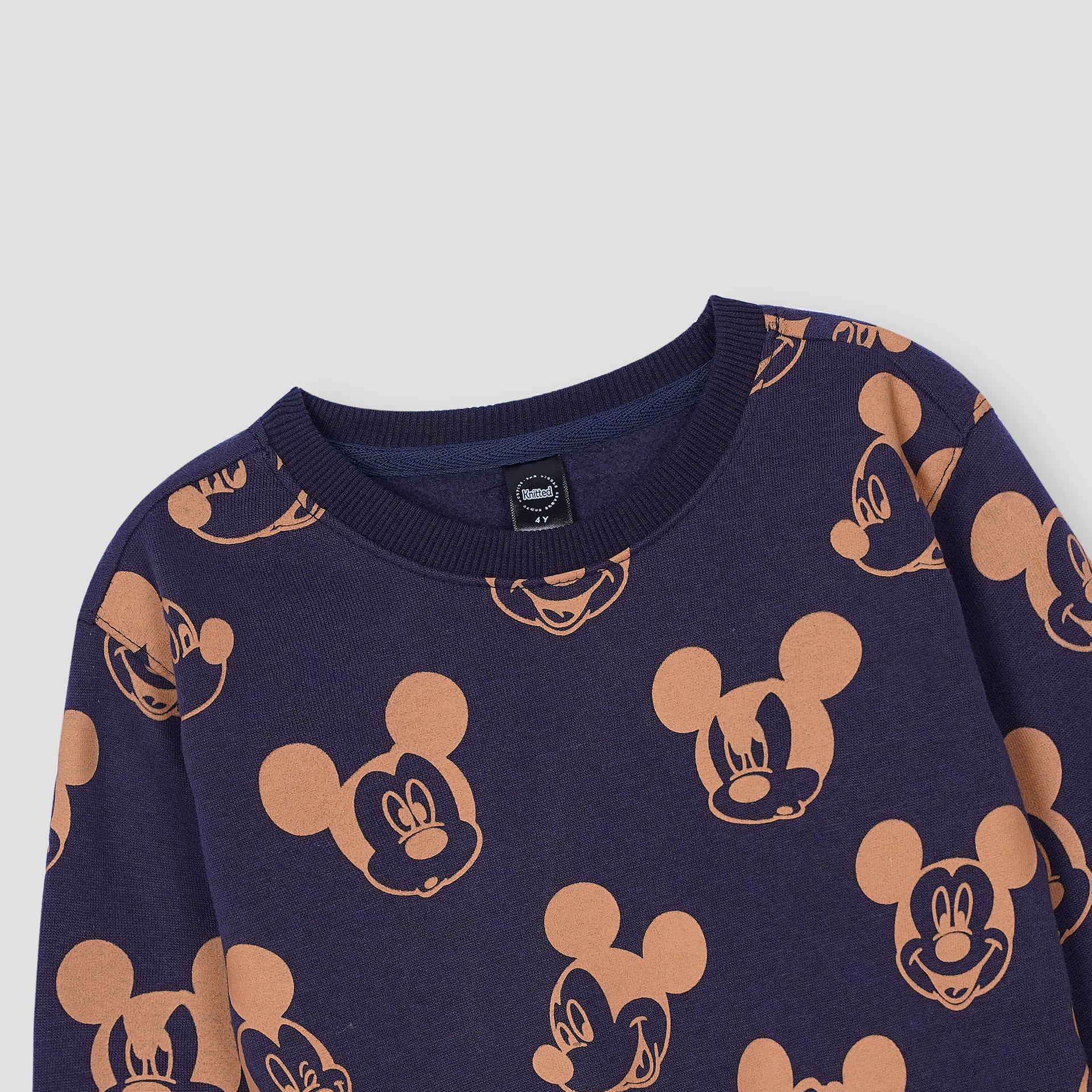Mickey all over Printed Sweatshirt in fleece for Kids