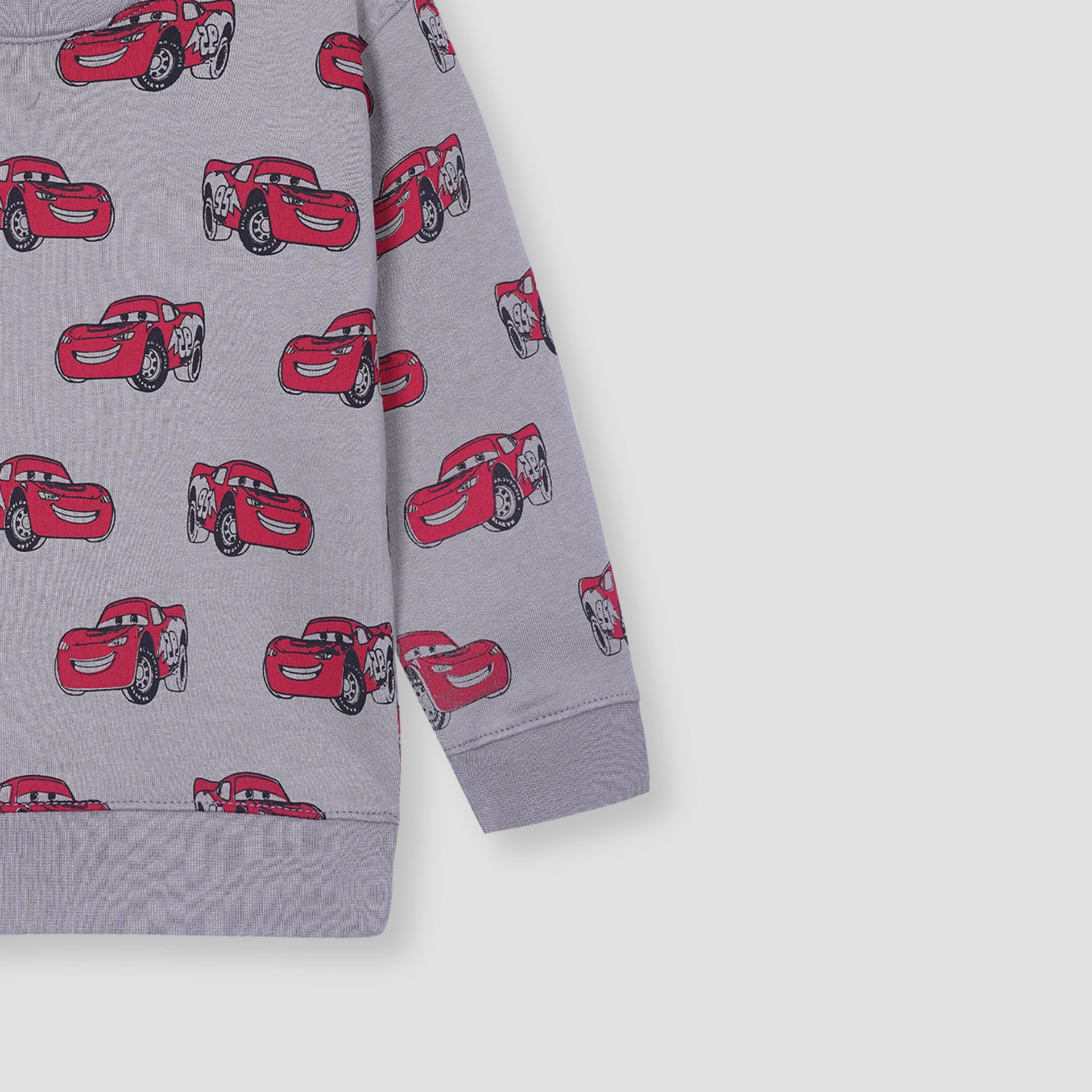 Cars all over Printed Sweatshirt in fleece for Kids