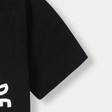 Palm escape graphic printed Tee shirt and shorts for kids