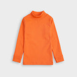 Orange inner ( mock neck ) for kids.
