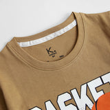 Camel Basketball print Tee For Kids