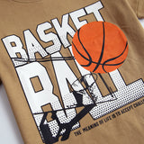 Camel Basketball print Tee For Kids