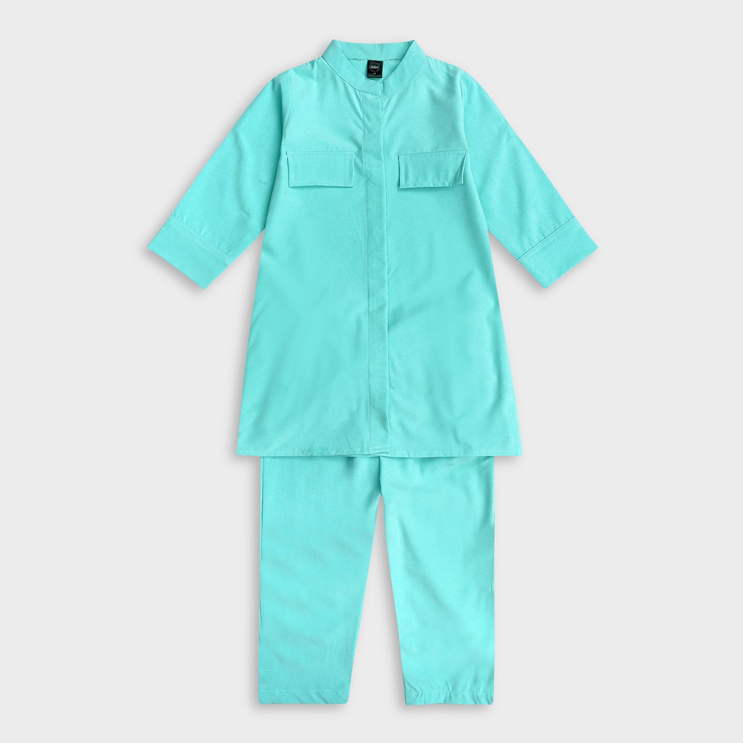 Anon hidden button design shirt with trouser
