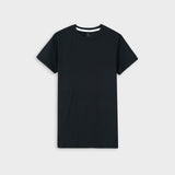 SOLID Black color basic tee for Women