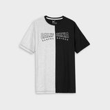 Two tone California printed tee for Women