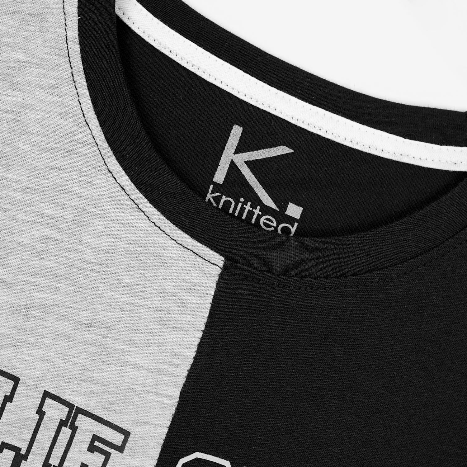Two tone California printed tee for Women