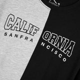 Two tone California printed tee for Women