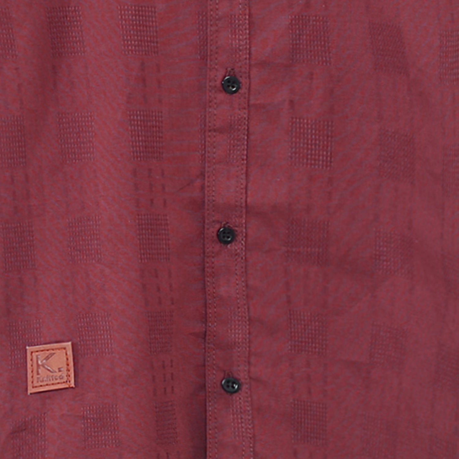 Boy maroon Soft Cotton Half Sleeve Casual Shirt
