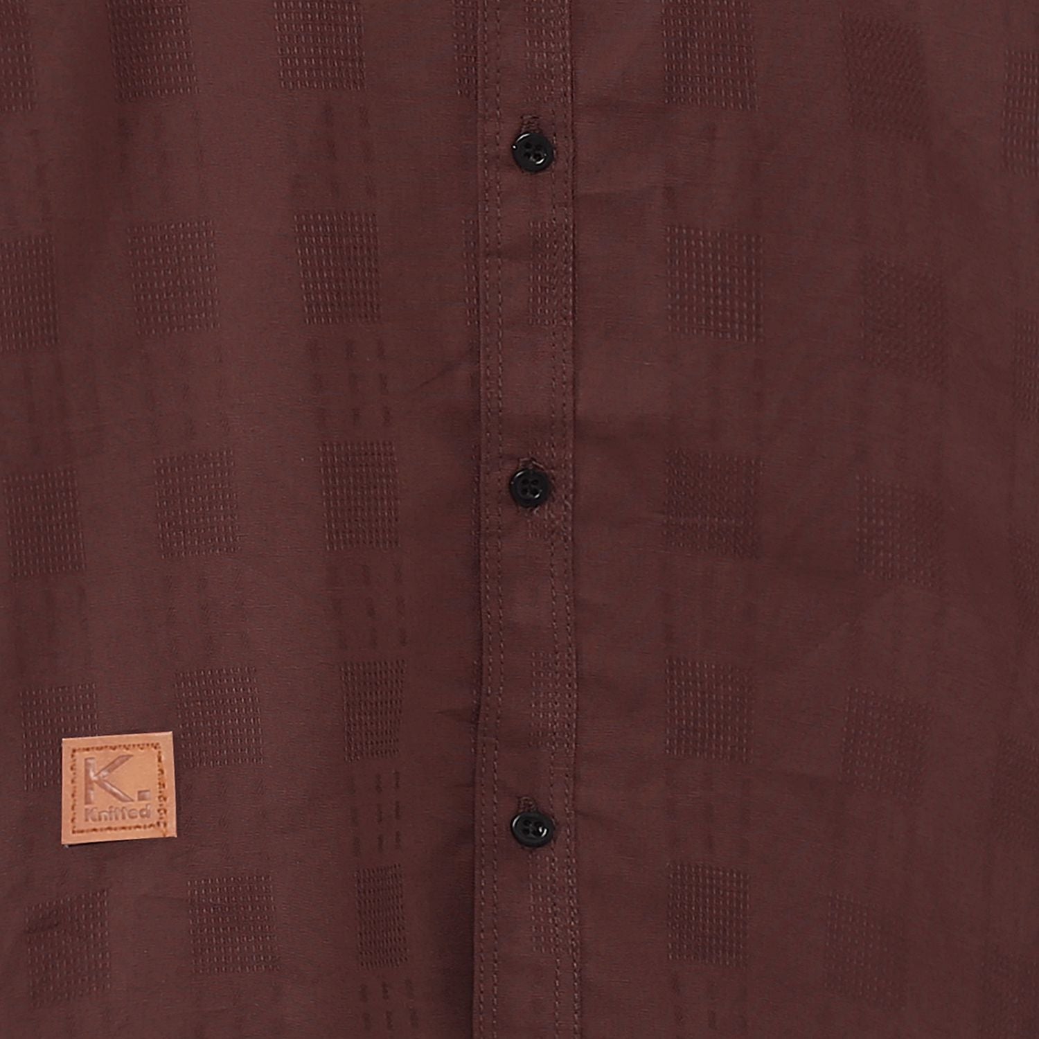 Boy Brown Soft Cotton Half Sleeve Casual Shirt