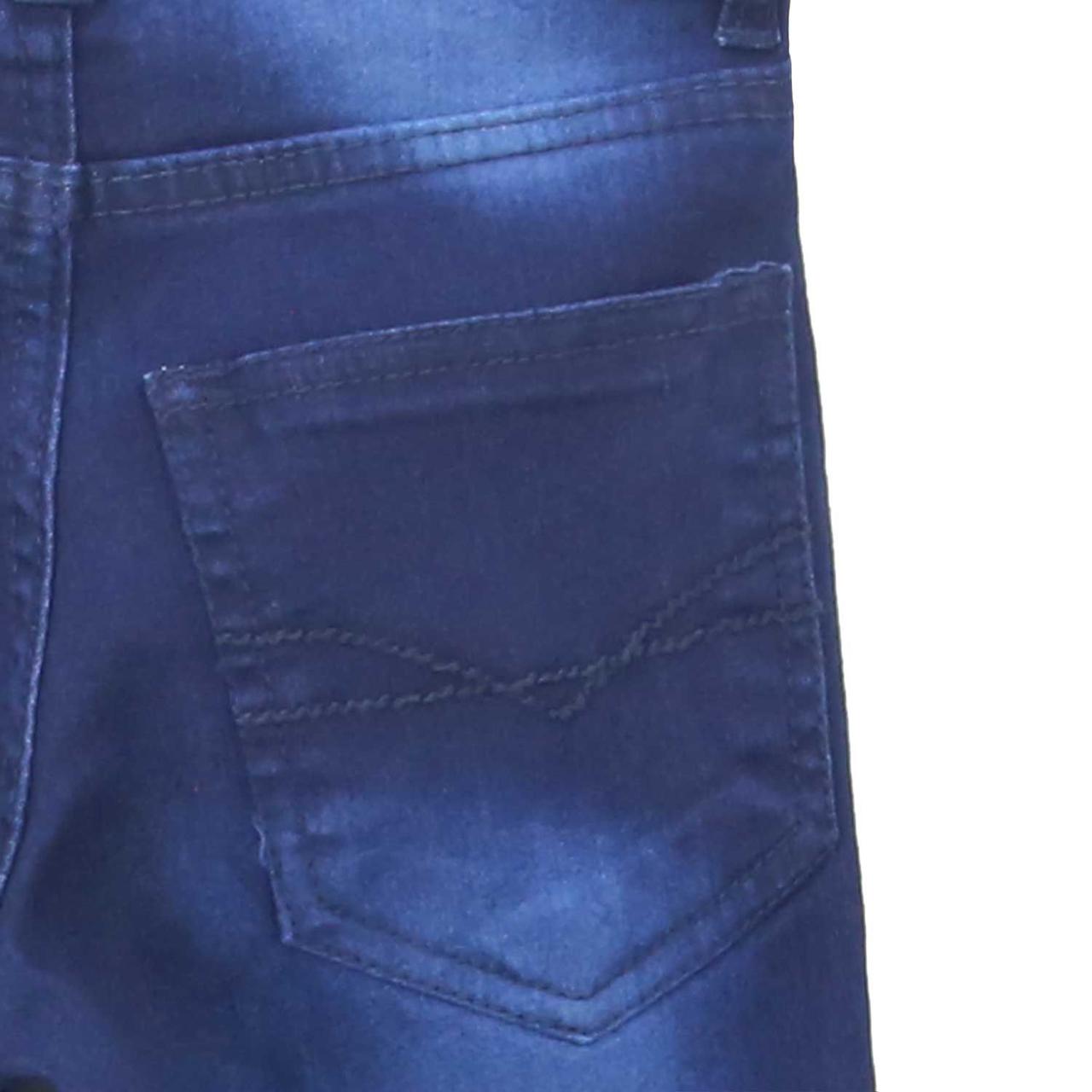 Boy Slim Fit Stone Wash Blue Jeans